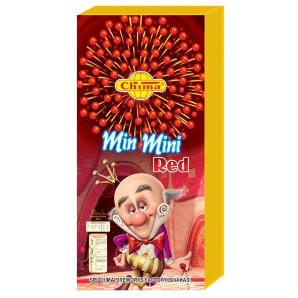 Min Mini Red by Chima 2″ Shell (3 Pc Per Box) Min Mini Red