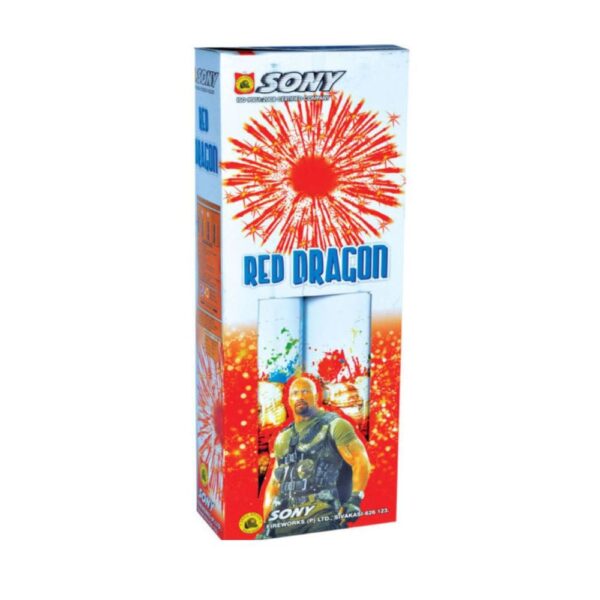5" Red Dragon Red Dragon by Sony Fireworks