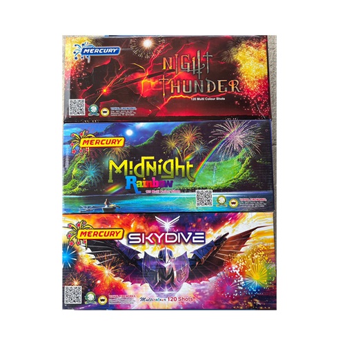 120 Shot from Mercury fireworks