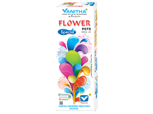 Buy flower pots special from Vanitha Fireworks