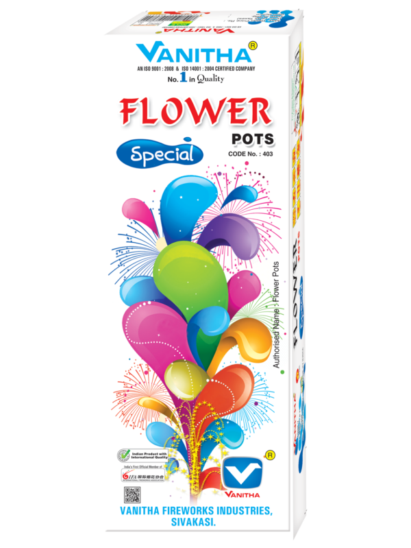 Buy flower pots special from Vanitha Fireworks