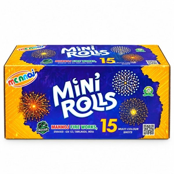Buy Mini Rolls (15 shot Multicolor) from Manoj Fireworks
