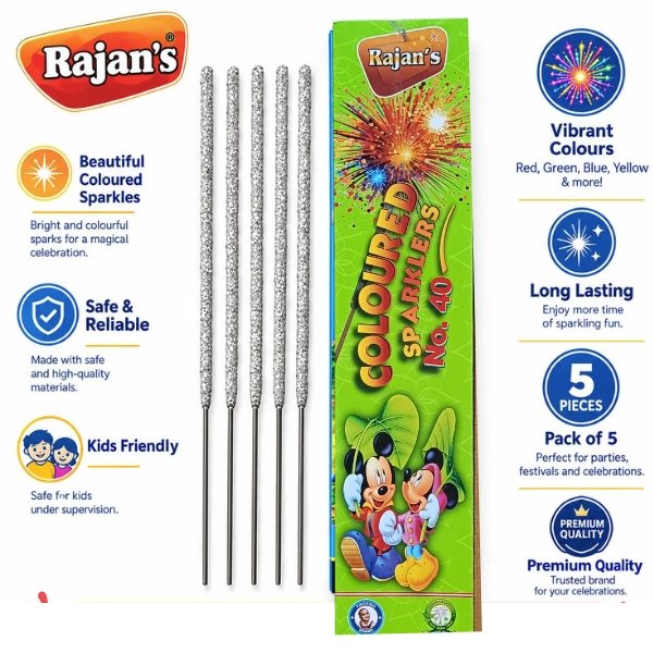 40 CM Coloured Sparkler