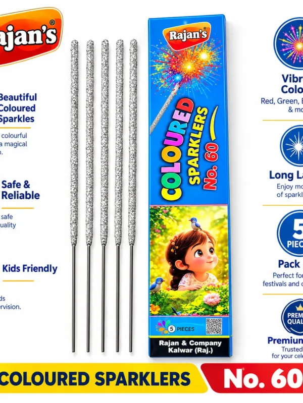 60 CM Coloured Sparklers